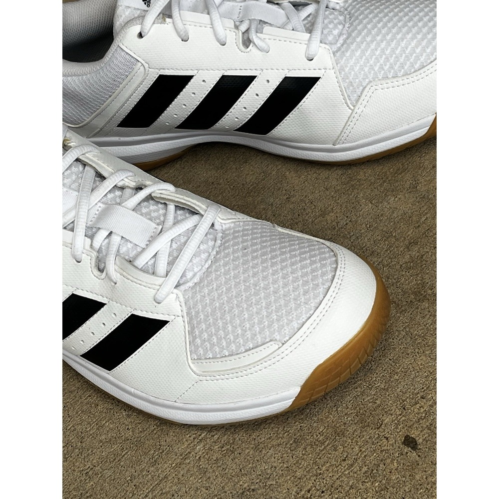Adidas Women's Size 12 Ligra 7  Collegiate Sneakers White Black Volleyball - Picture 10 of 10